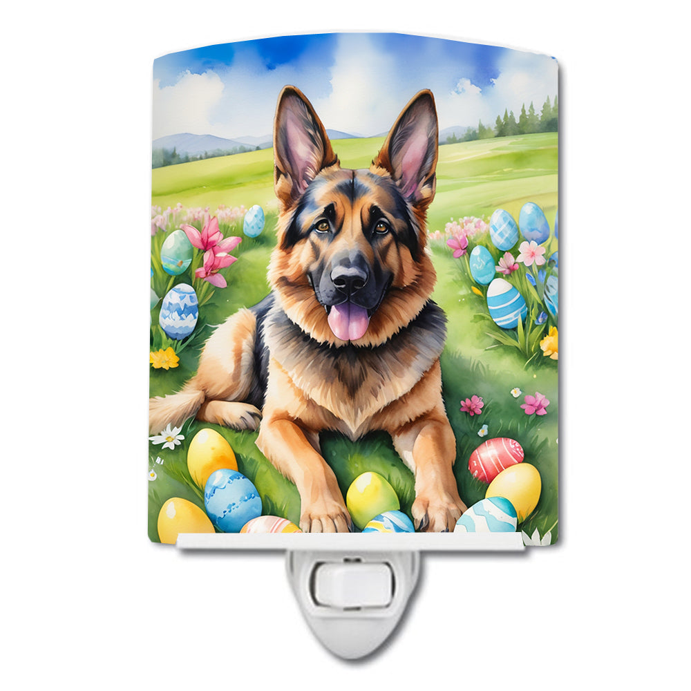 Buy this German Shepherd Easter Egg Hunt Ceramic Night Light