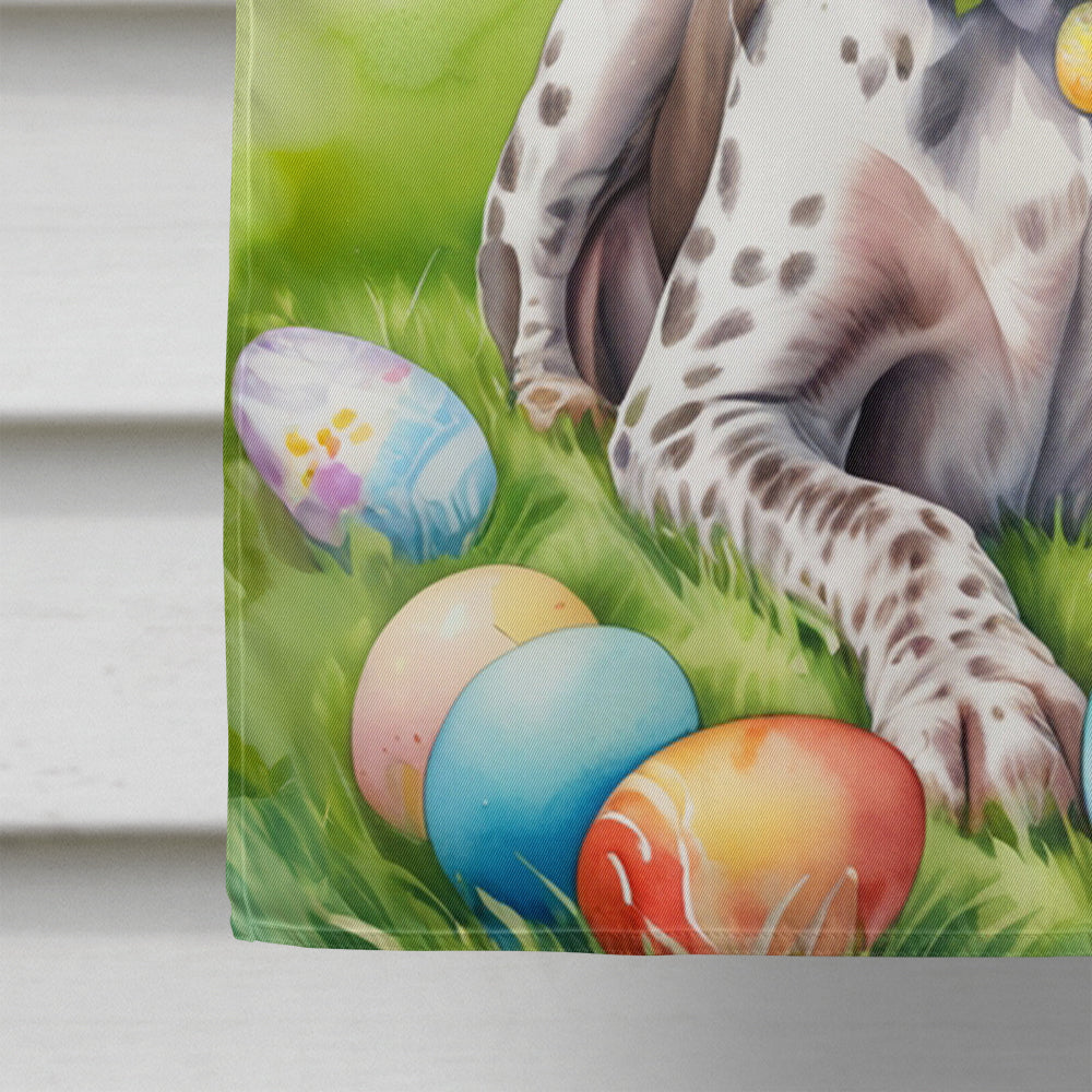 German Shorthaired Pointer Easter Egg Hunt House Flag