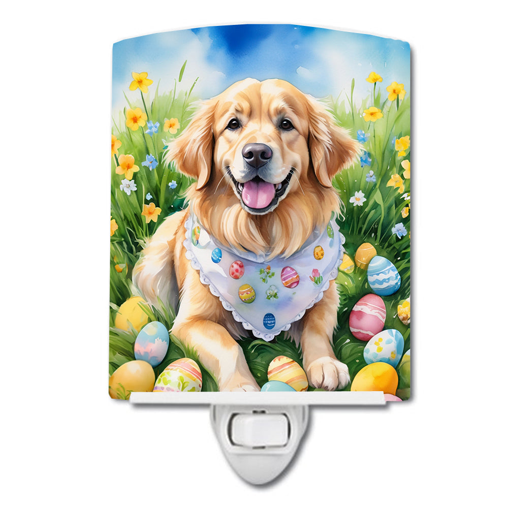 Buy this Golden Retriever Easter Egg Hunt Ceramic Night Light