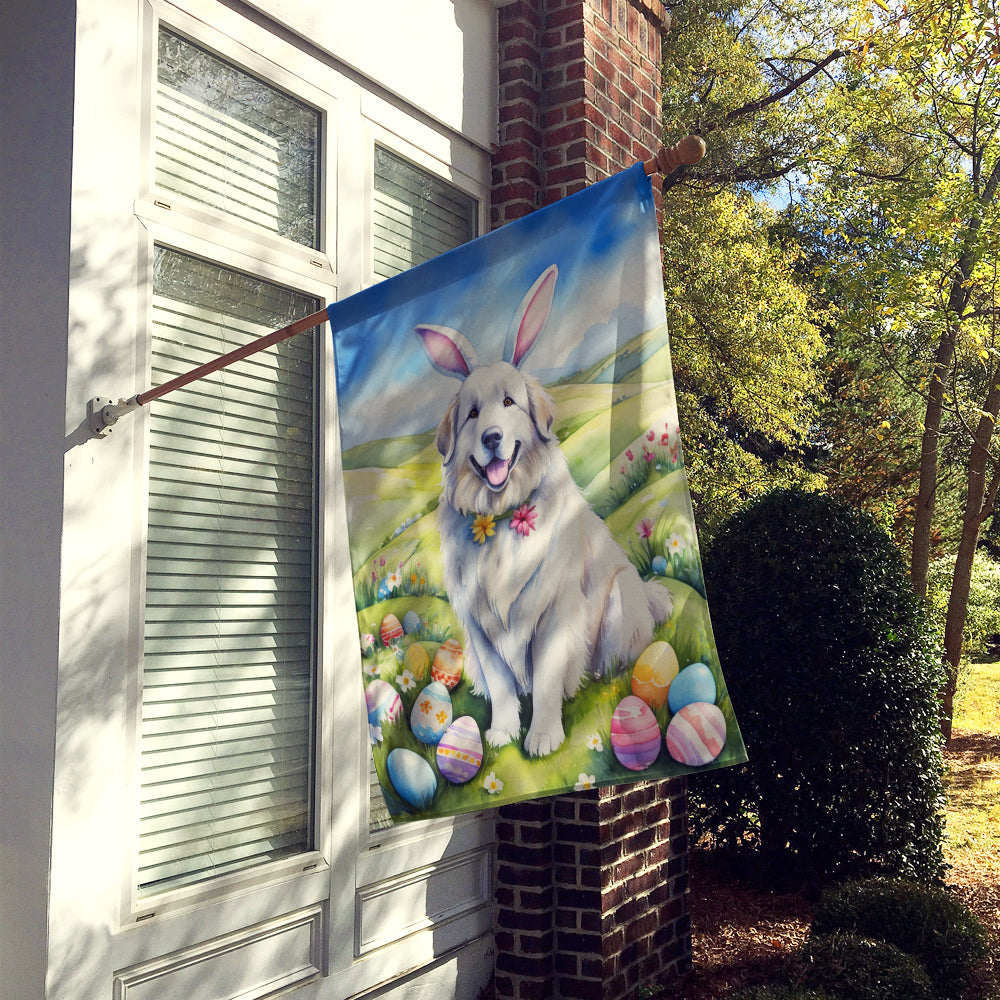 Buy this Great Pyrenees Easter Egg Hunt House Flag