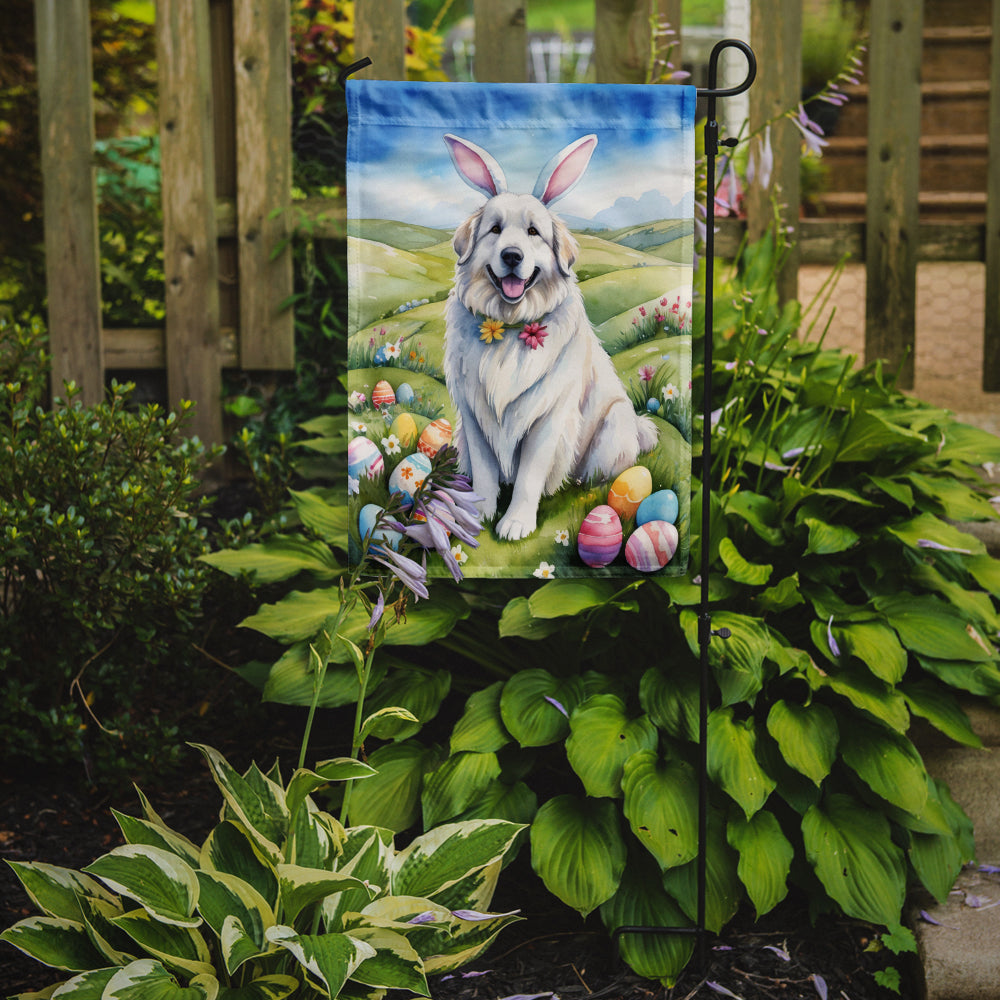 Buy this Great Pyrenees Easter Egg Hunt Garden Flag