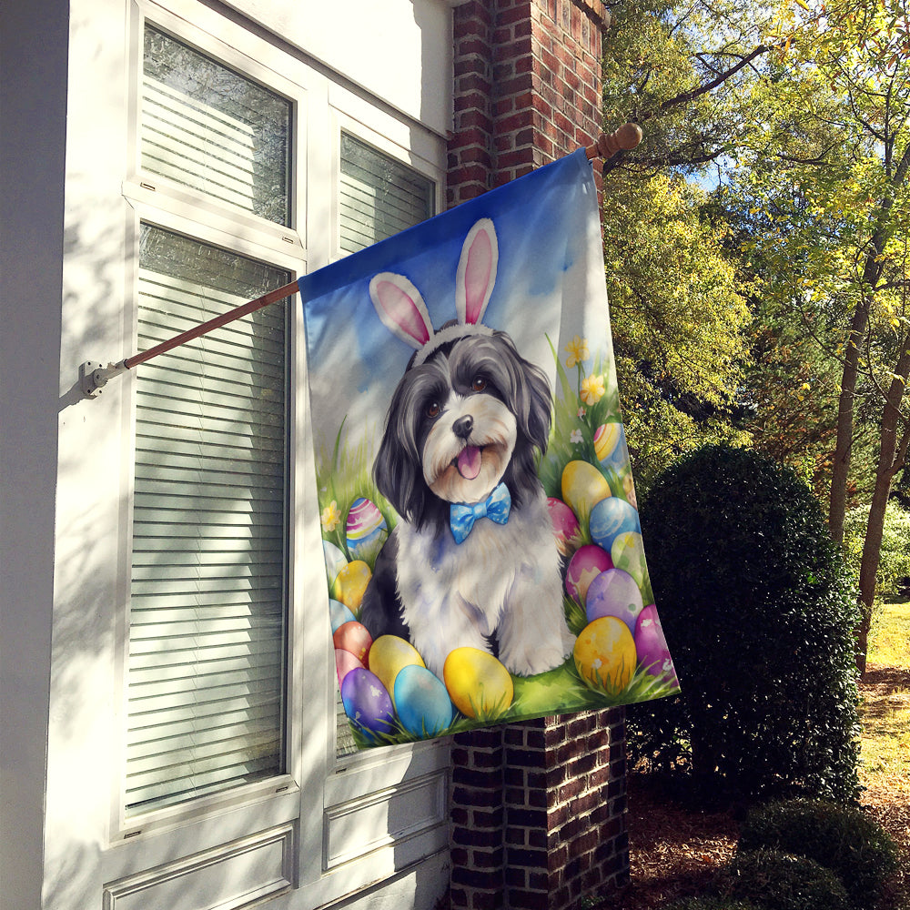 Havanese Easter Egg Hunt House Flag