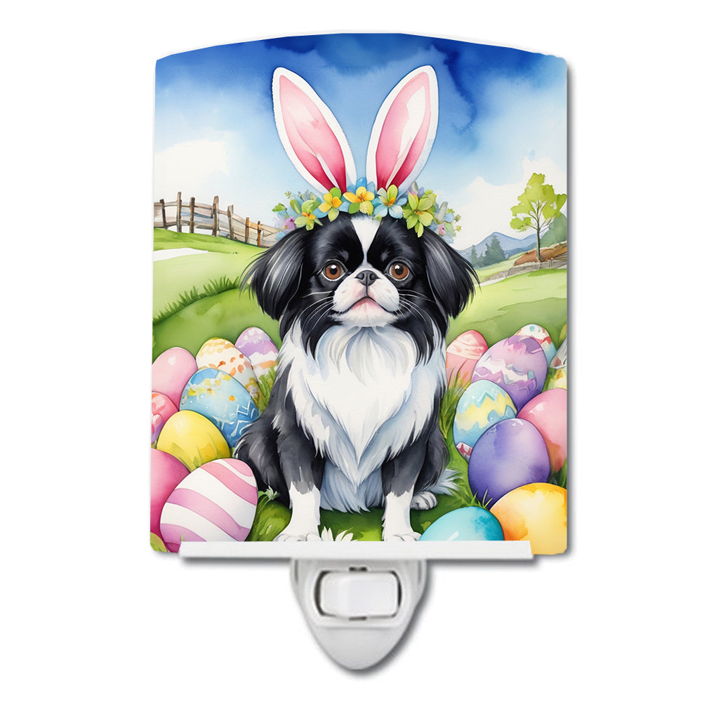 Buy this Japanese Chin Easter Egg Hunt Ceramic Night Light