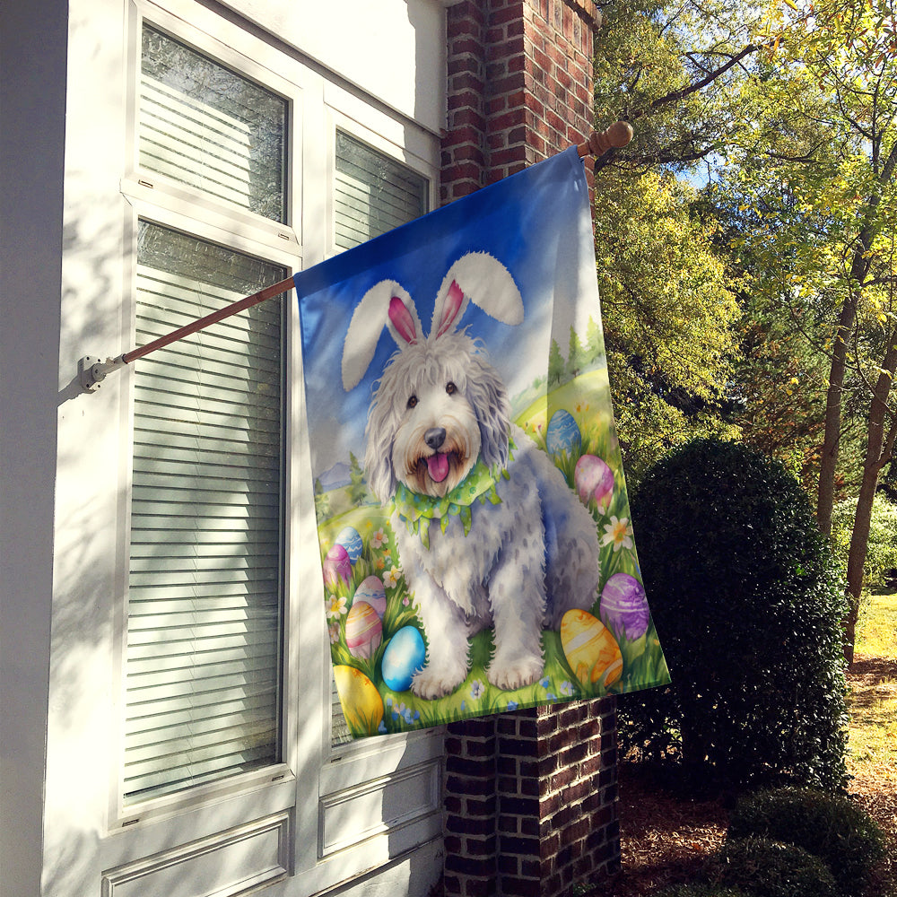 Komondor Easter Egg Hunt House Flag