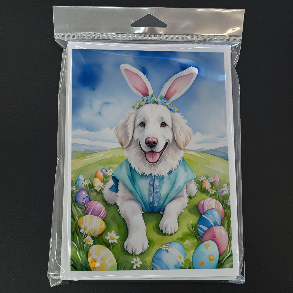 Kuvasz Easter Egg Hunt Greeting Cards Pack of 8