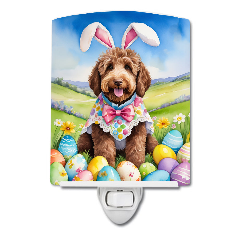 Buy this Labradoodle Easter Egg Hunt Ceramic Night Light