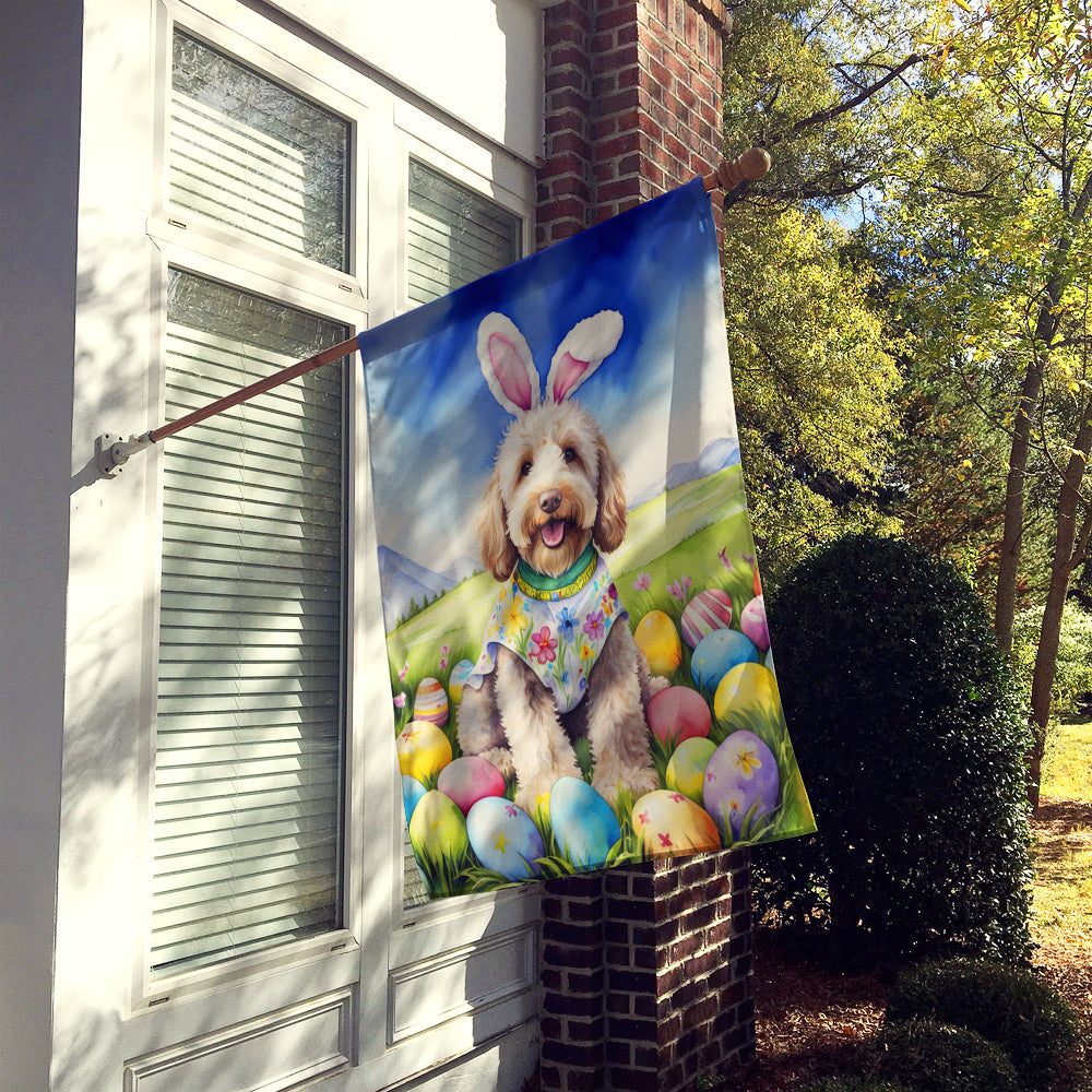 Buy this Labradoodle Easter Egg Hunt House Flag