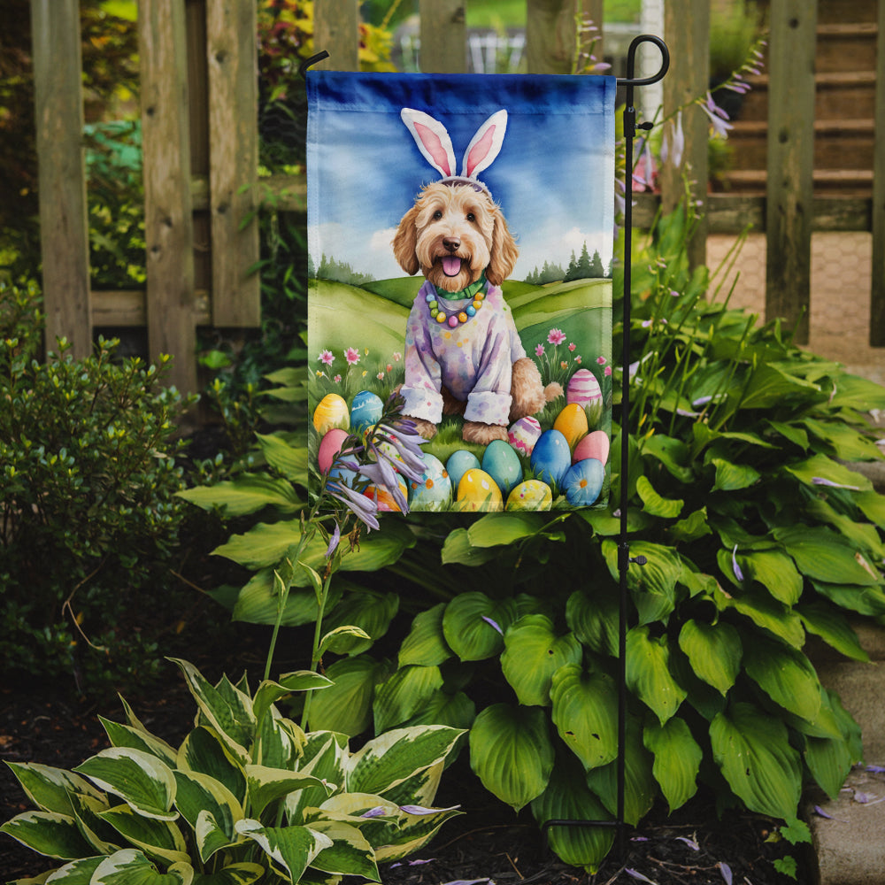 Buy this Labradoodle Easter Egg Hunt Garden Flag