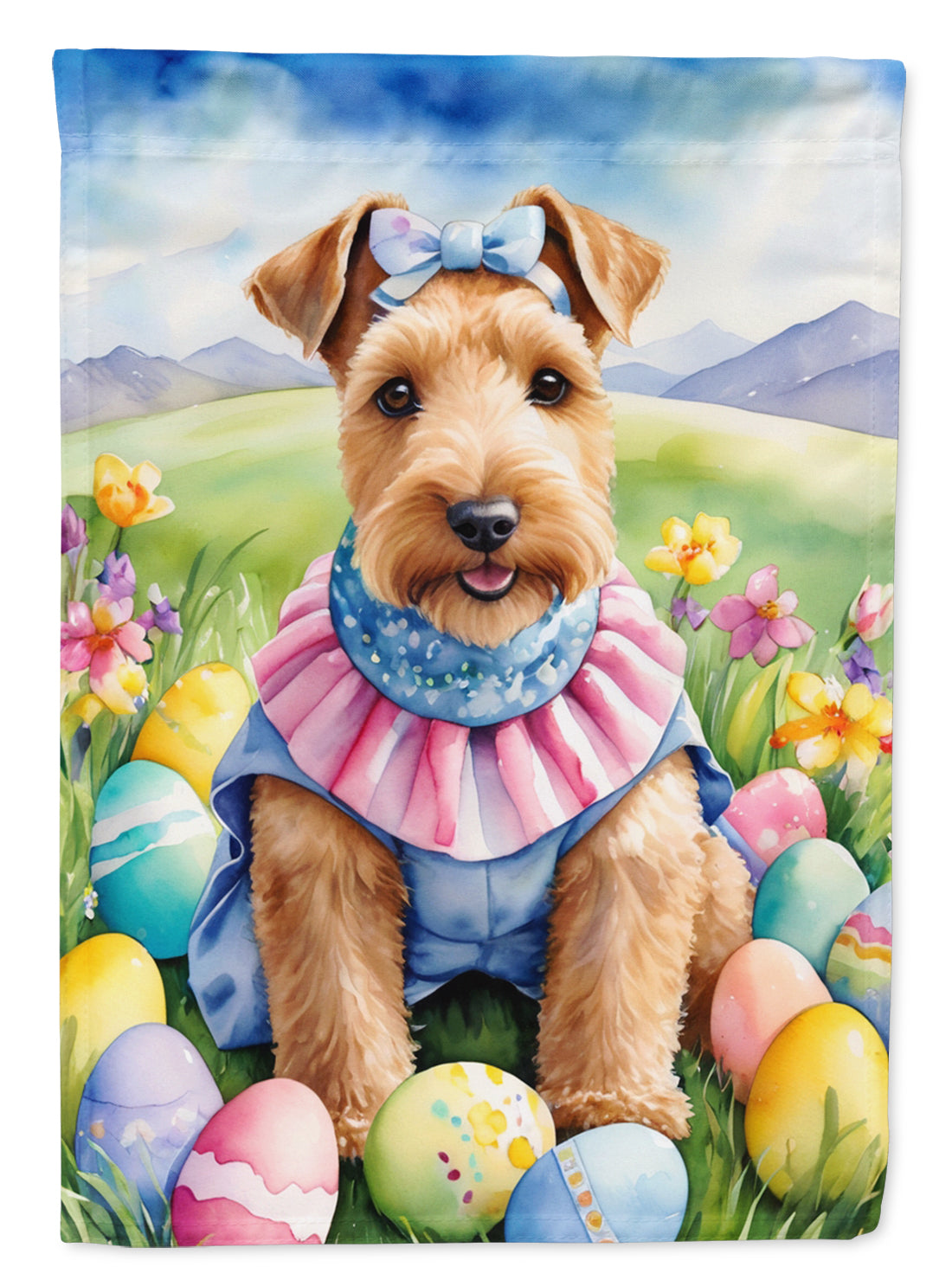 Buy this Lakeland Terrier Easter Egg Hunt Garden Flag