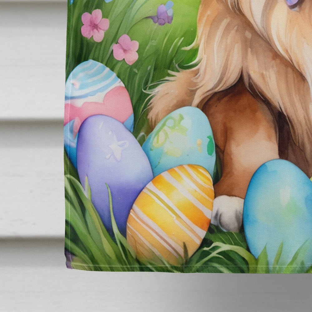 Leonberger Easter Egg Hunt House Flag