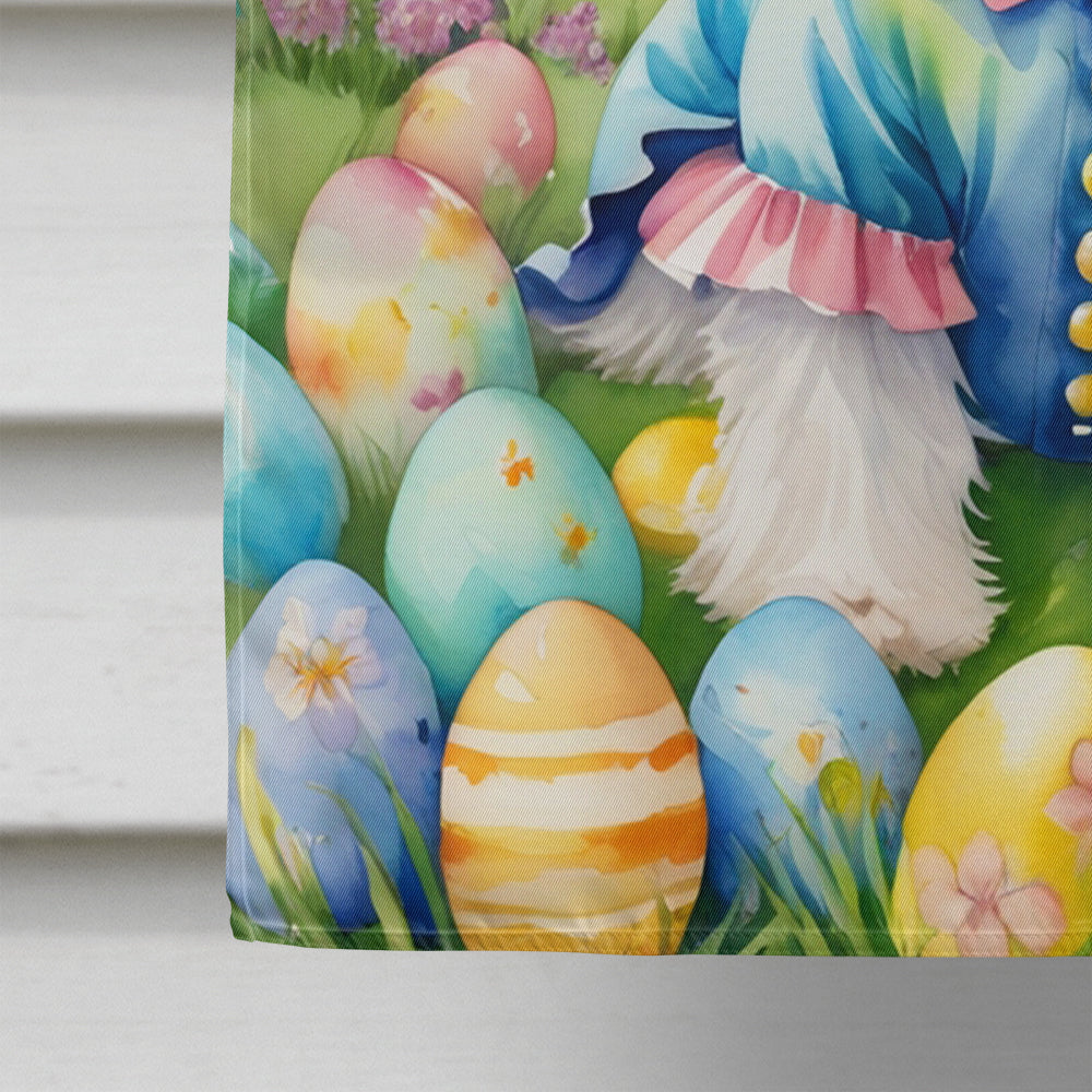 Lhasa Apso Easter Egg Hunt House Flag