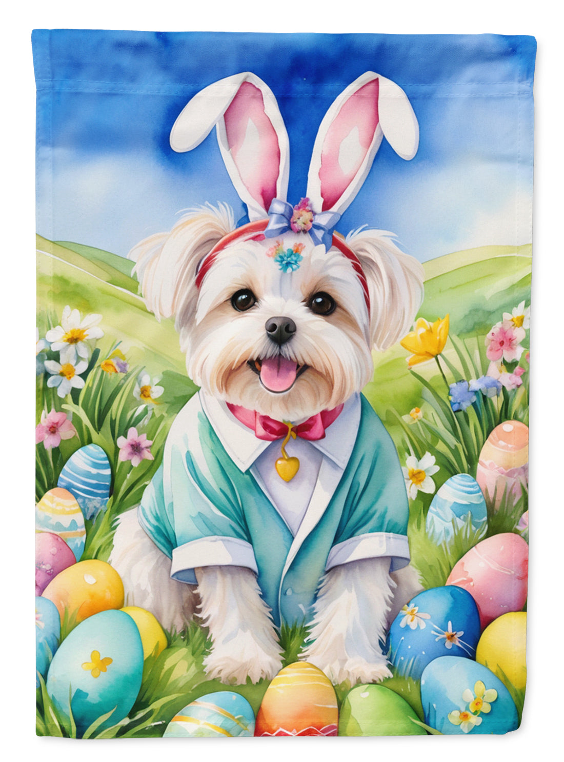 Buy this Maltese Easter Egg Hunt House Flag