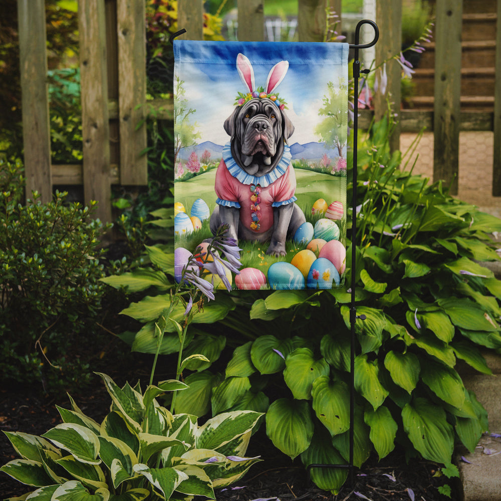 Neapolitan Mastiff Easter Egg Hunt Garden Flag