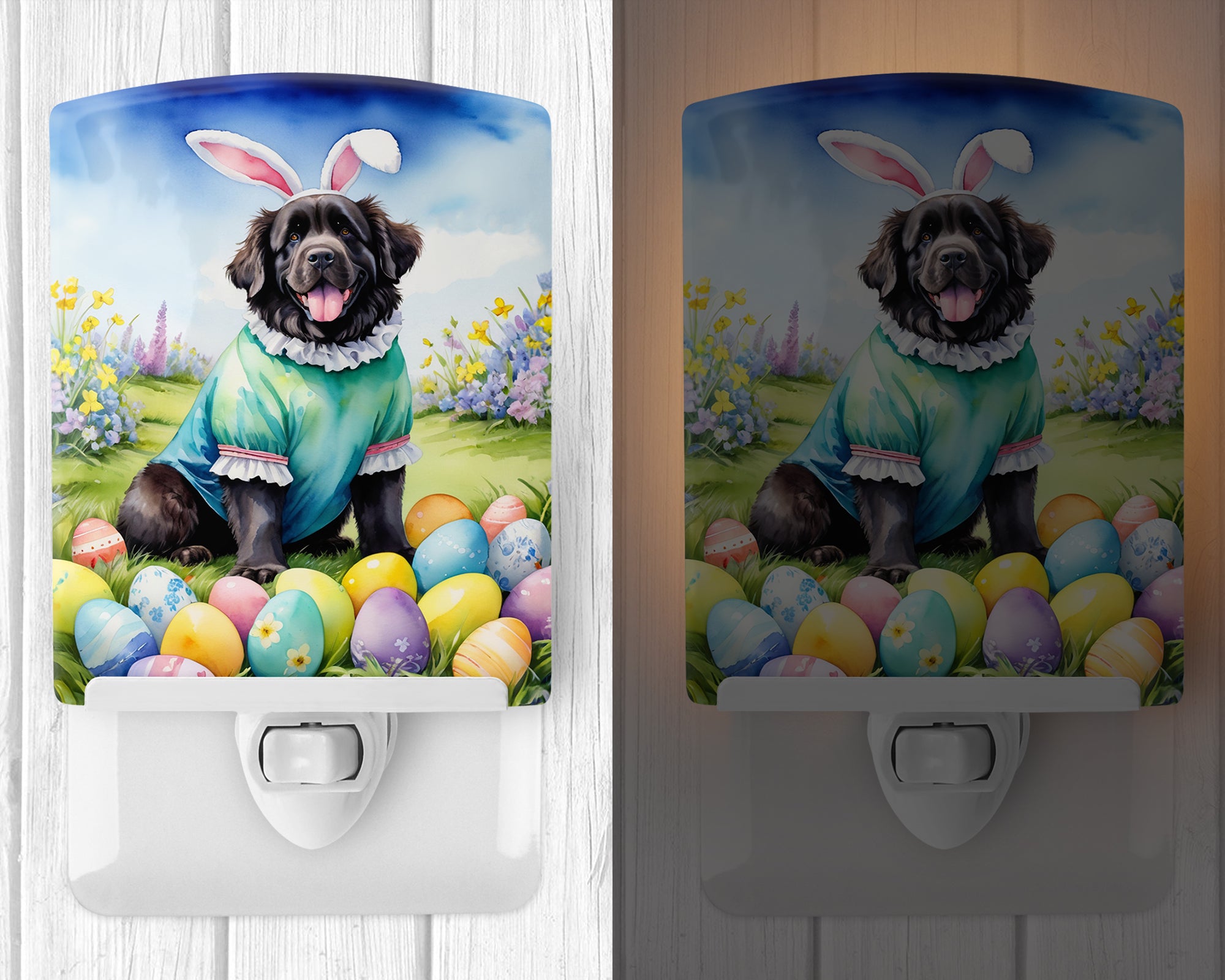 Buy this Newfoundland Easter Egg Hunt Ceramic Night Light