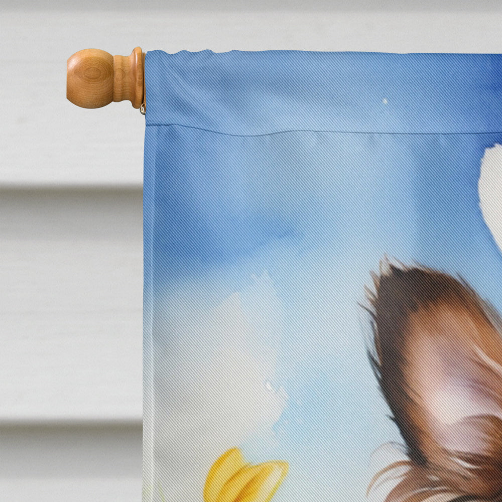 Papillon Easter Egg Hunt House Flag