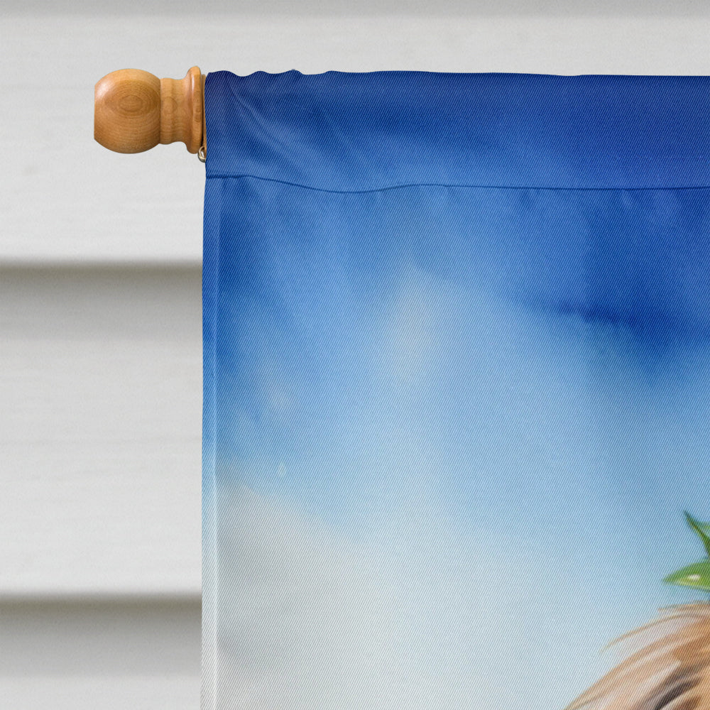 Pekingese Easter Egg Hunt House Flag