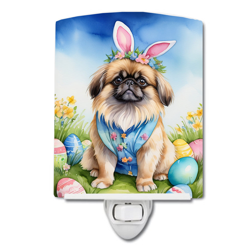 Buy this Pekingese Easter Egg Hunt Ceramic Night Light