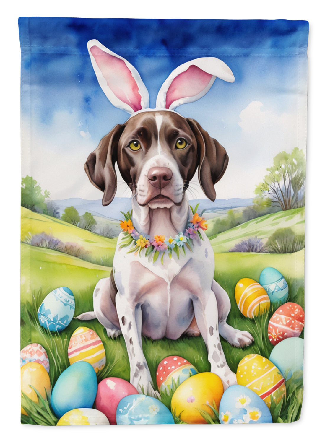 Buy this Pointer Easter Egg Hunt House Flag