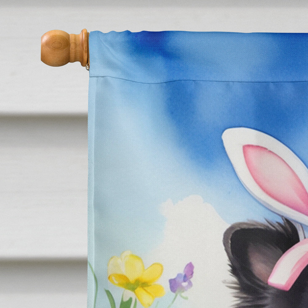 Pomeranian Easter Egg Hunt House Flag