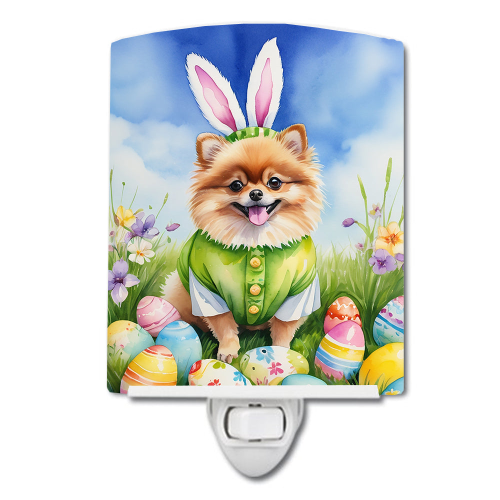 Buy this Pomeranian Easter Egg Hunt Ceramic Night Light