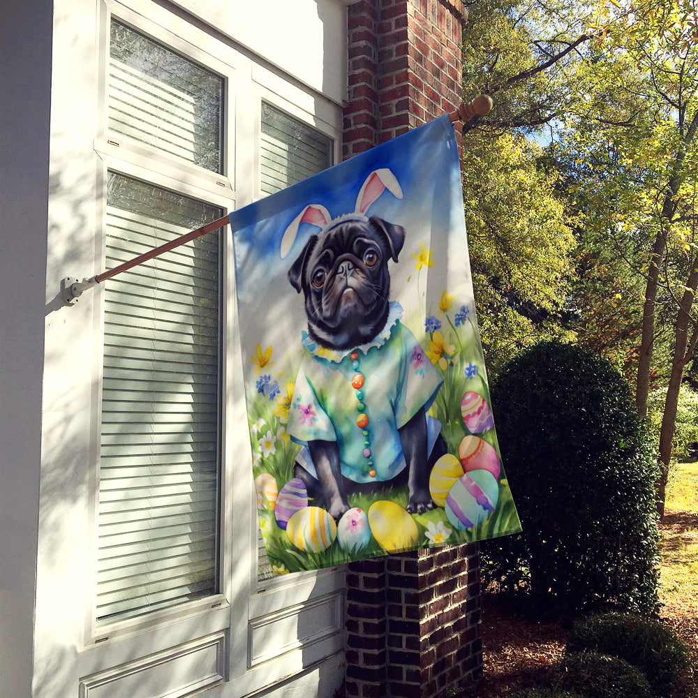 Buy this Pug Easter Egg Hunt House Flag