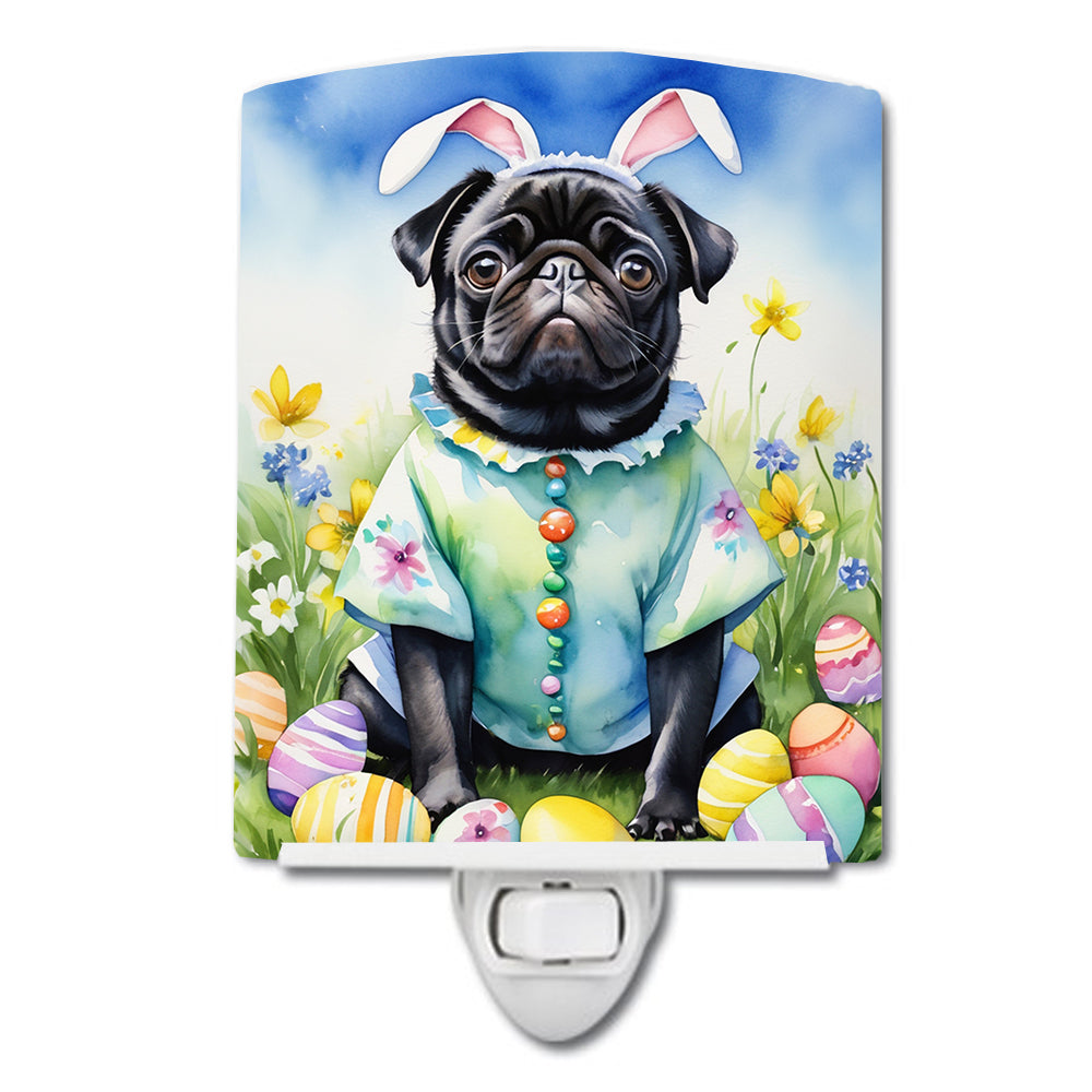 Buy this Pug Easter Egg Hunt Ceramic Night Light