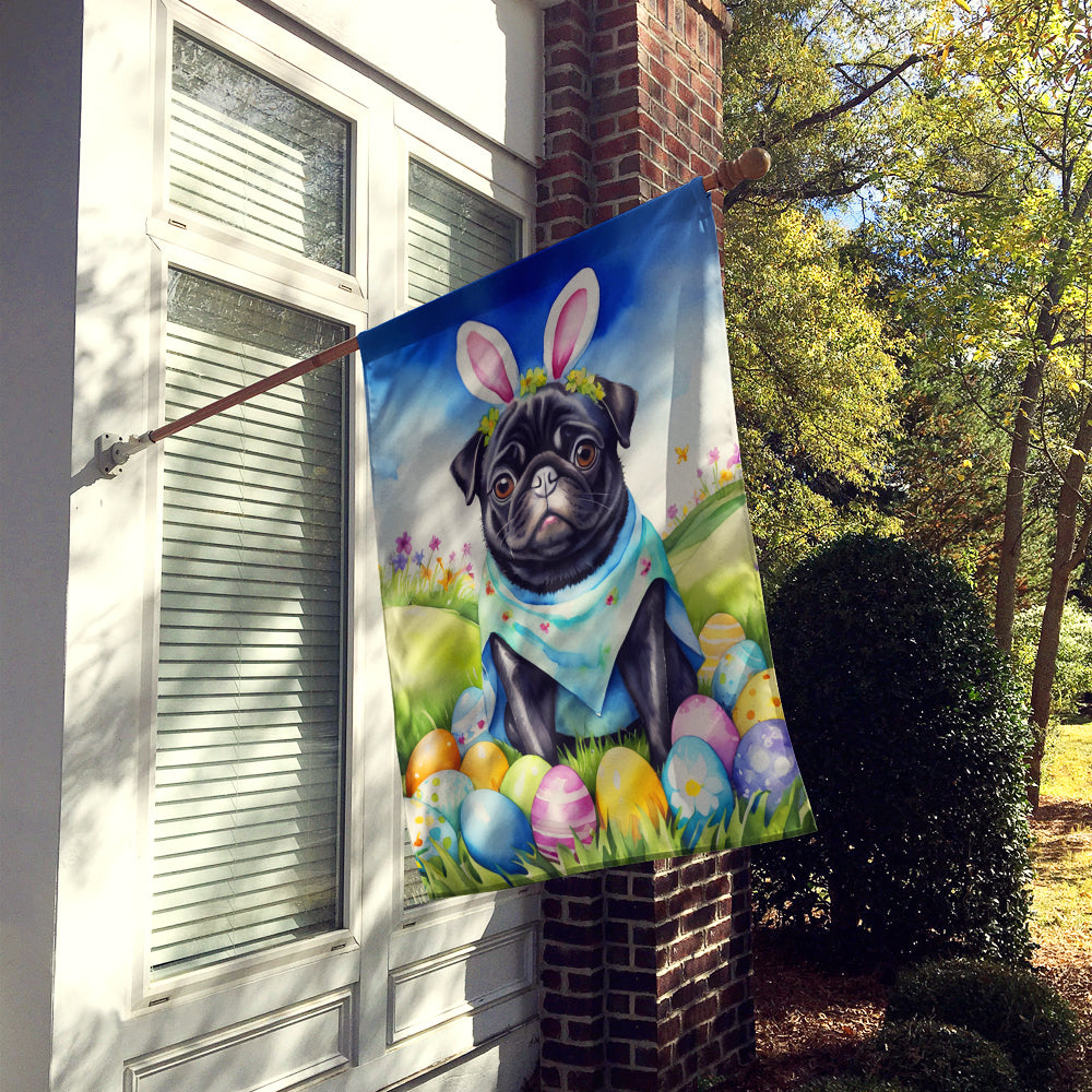 Buy this Pug Easter Egg Hunt House Flag