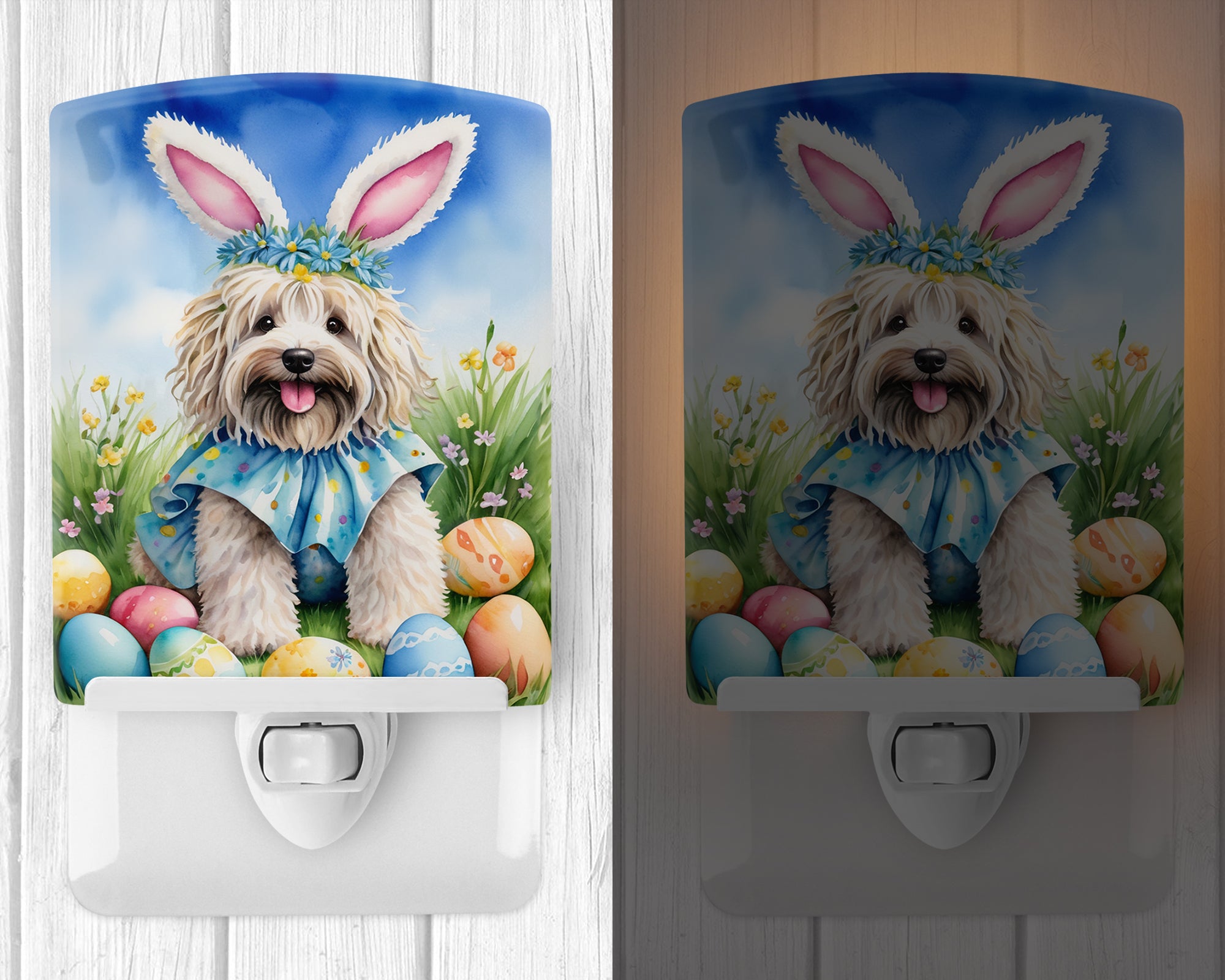 Buy this Puli Easter Egg Hunt Ceramic Night Light