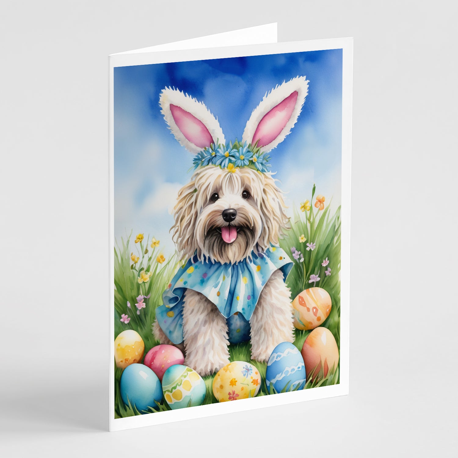 Buy this Puli Easter Egg Hunt Greeting Cards Pack of 8