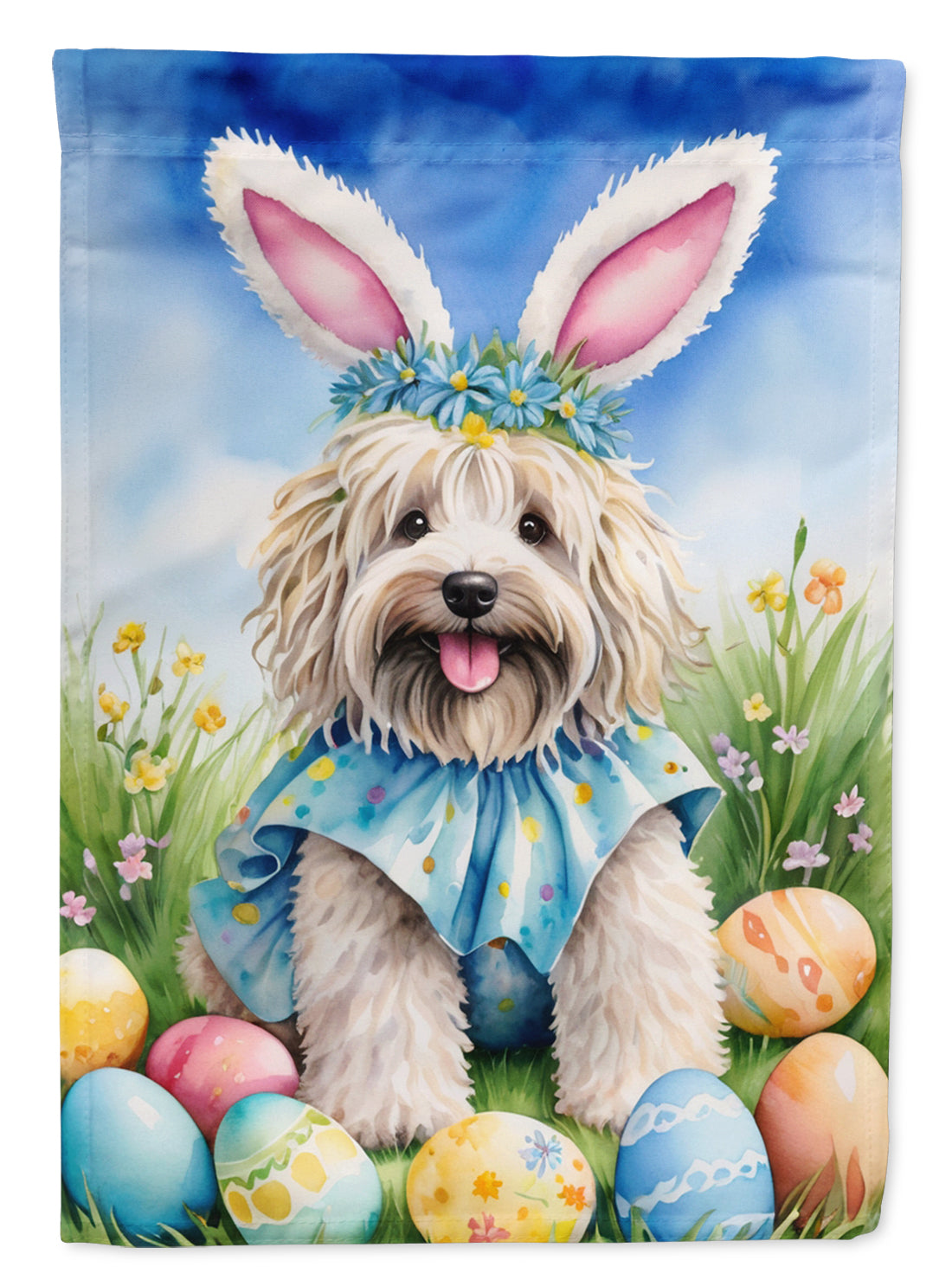 Buy this Puli Easter Egg Hunt Garden Flag