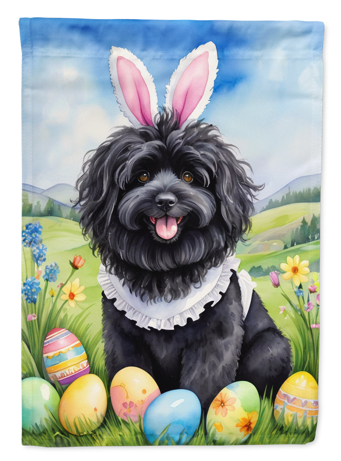 Buy this Puli Easter Egg Hunt House Flag