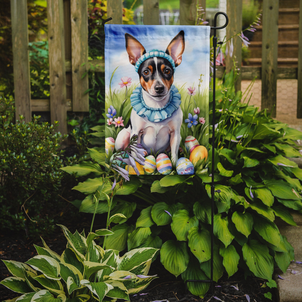 Buy this Rat Terrier Easter Egg Hunt Garden Flag