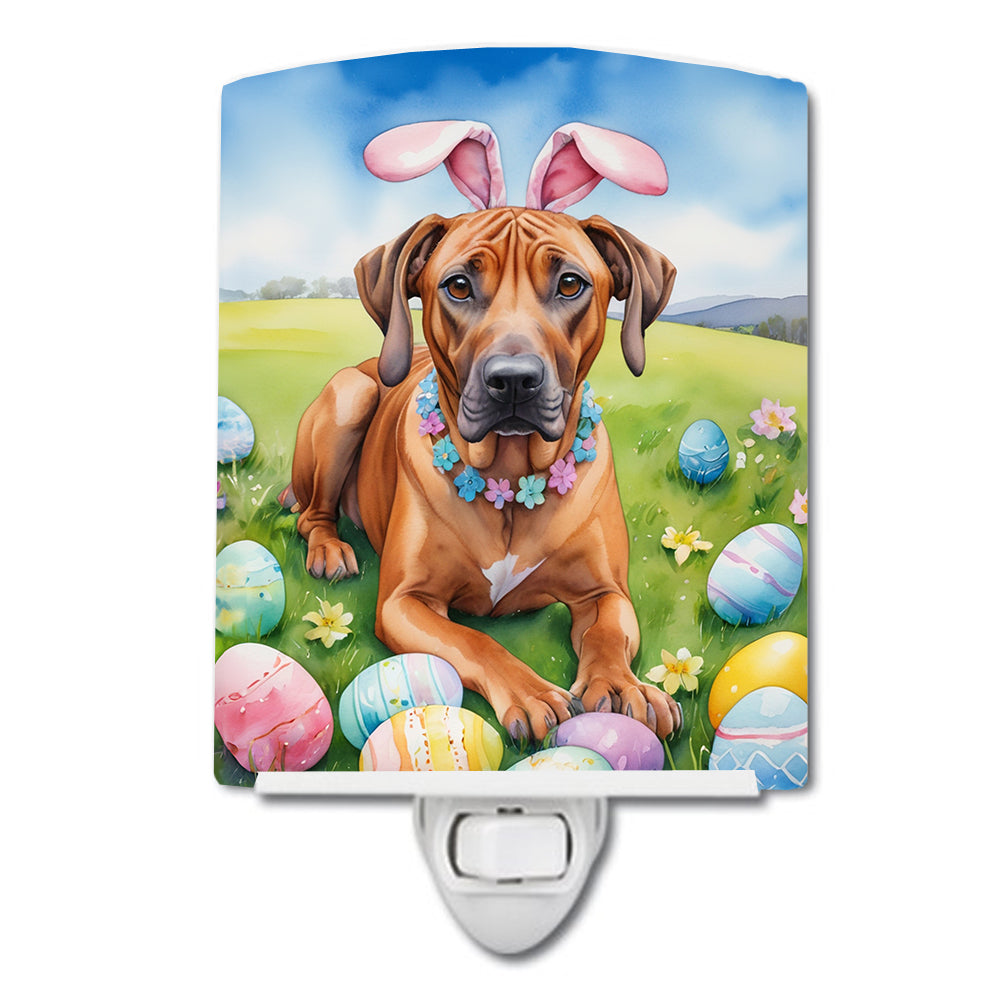 Buy this Rhodesian Ridgeback Easter Egg Hunt Ceramic Night Light