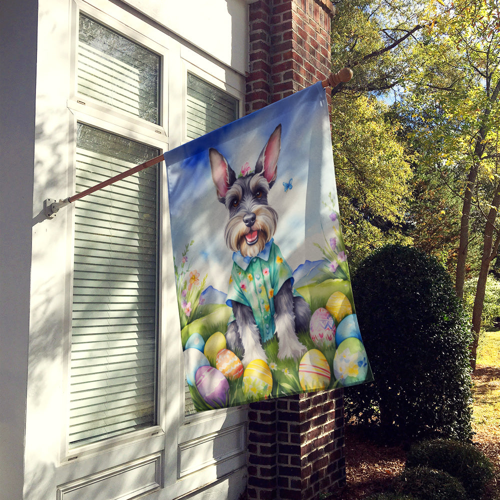 Buy this Schnauzer Easter Egg Hunt House Flag