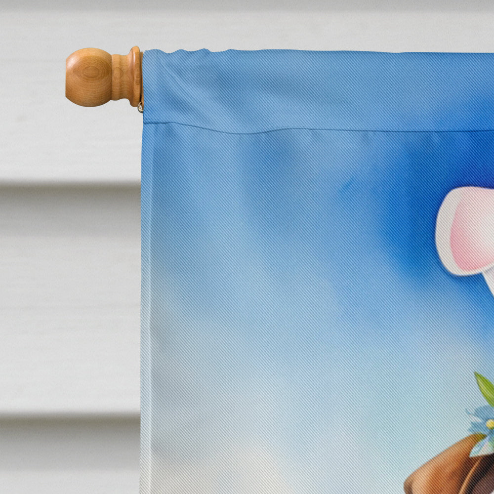 Shar Pei Easter Egg Hunt House Flag