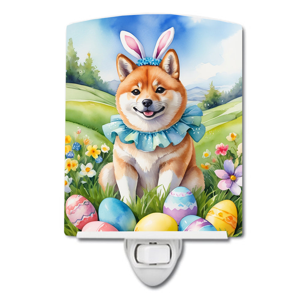 Buy this Shiba Inu Easter Egg Hunt Ceramic Night Light