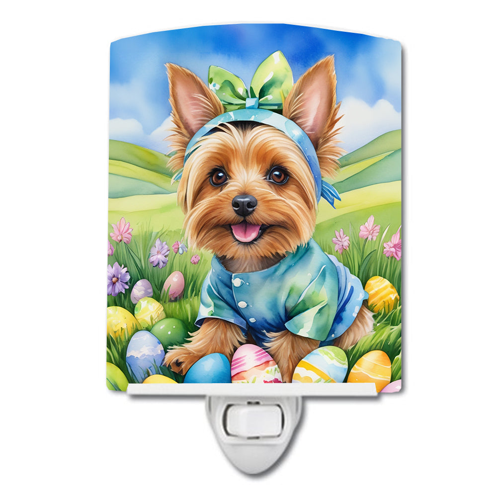 Buy this Silky Terrier Easter Egg Hunt Ceramic Night Light