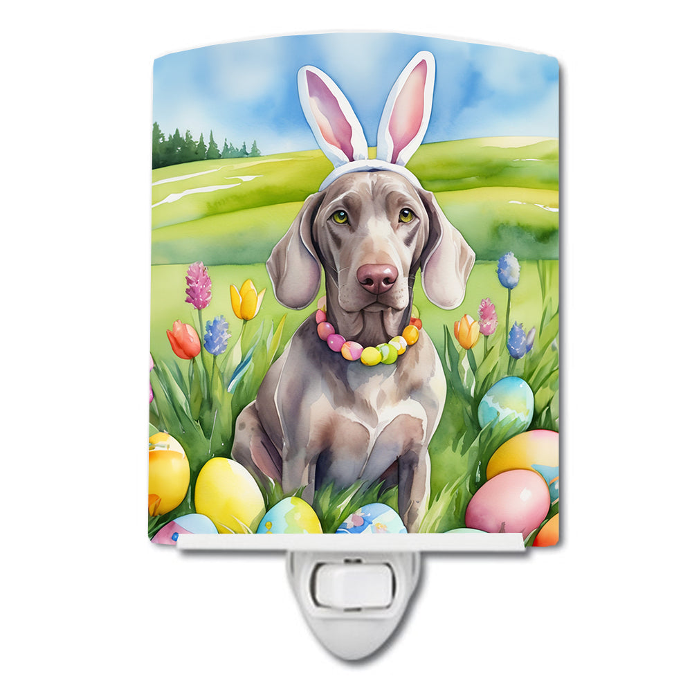 Buy this Weimaraner Easter Egg Hunt Ceramic Night Light