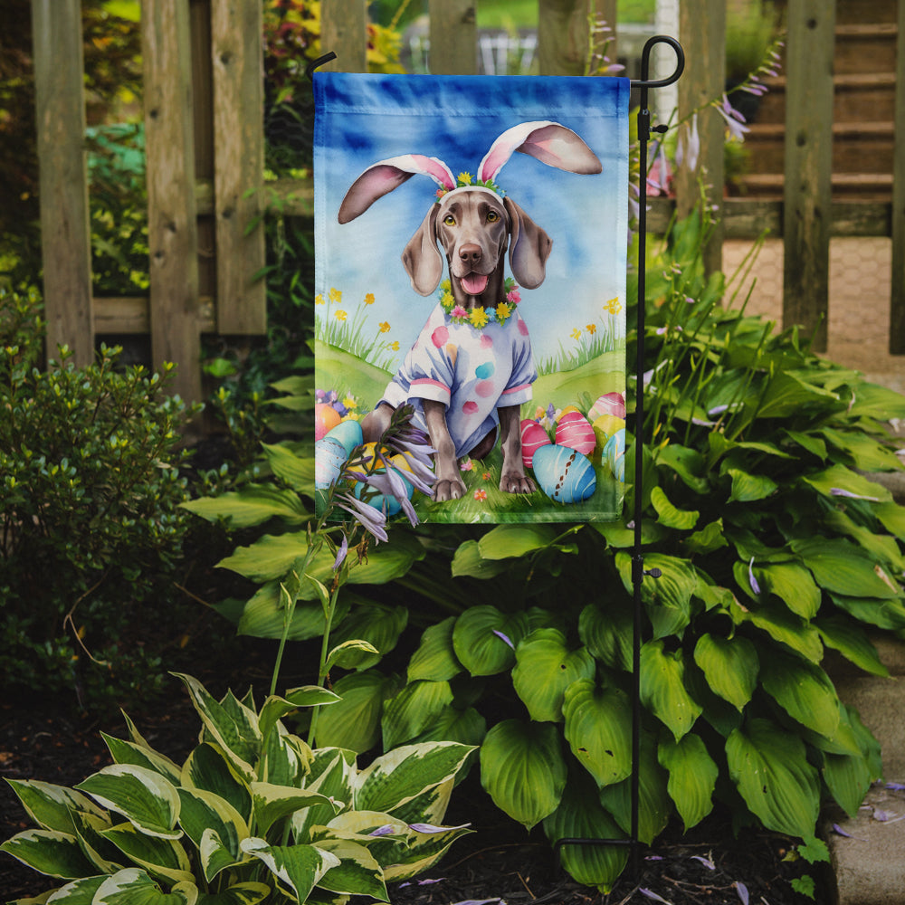 Buy this Weimaraner Easter Egg Hunt Garden Flag