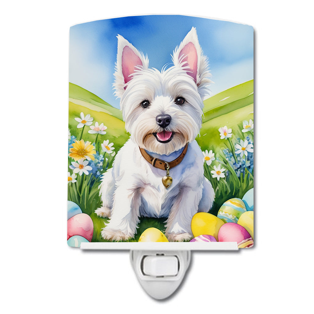 Buy this Westie Easter Egg Hunt Ceramic Night Light