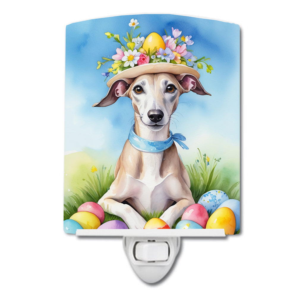 Buy this Whippet Easter Egg Hunt Ceramic Night Light