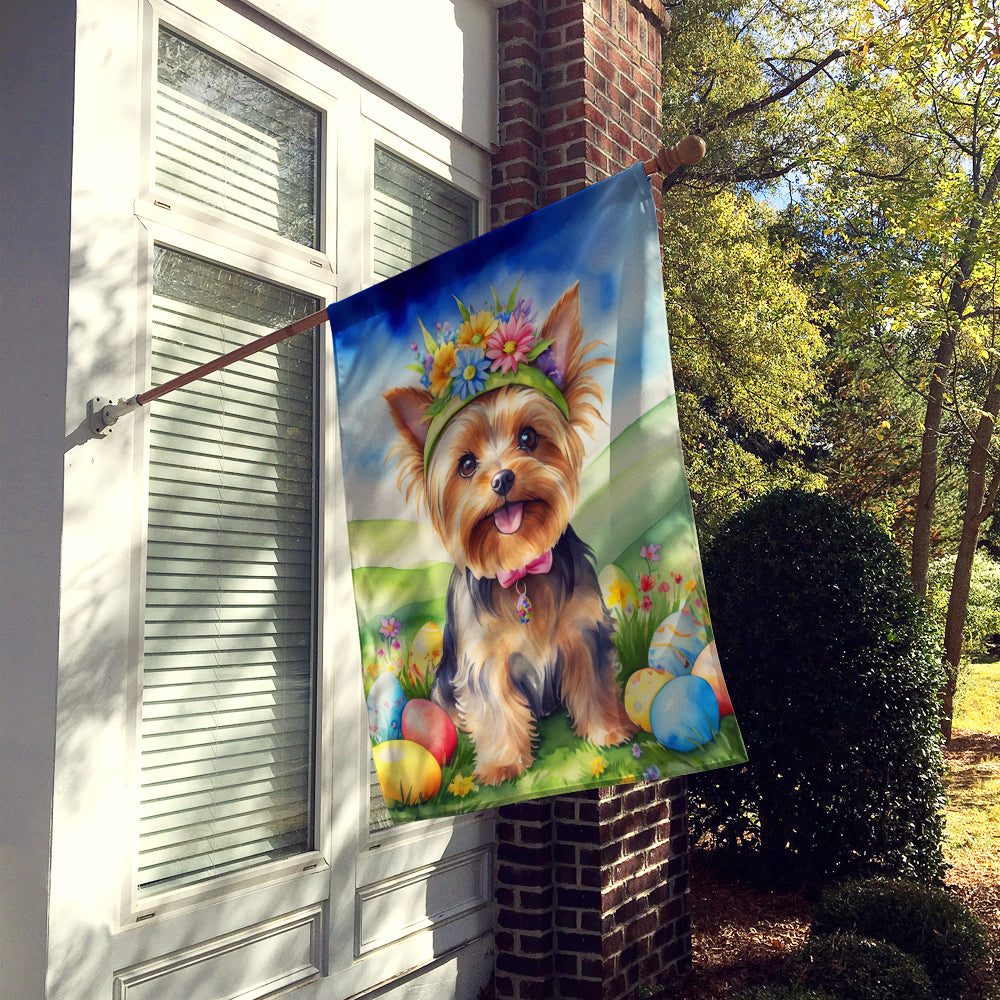 Buy this Yorkshire Terrier Easter Egg Hunt House Flag