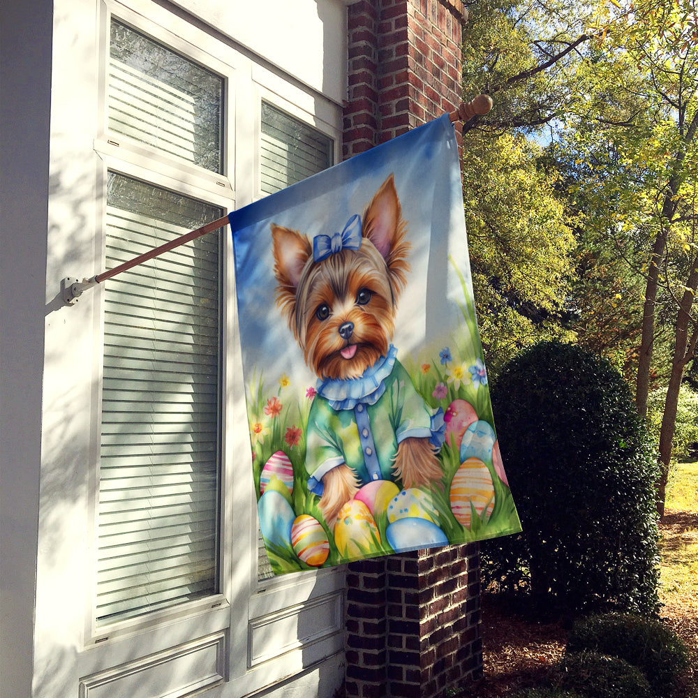 Buy this Yorkshire Terrier Easter Egg Hunt House Flag