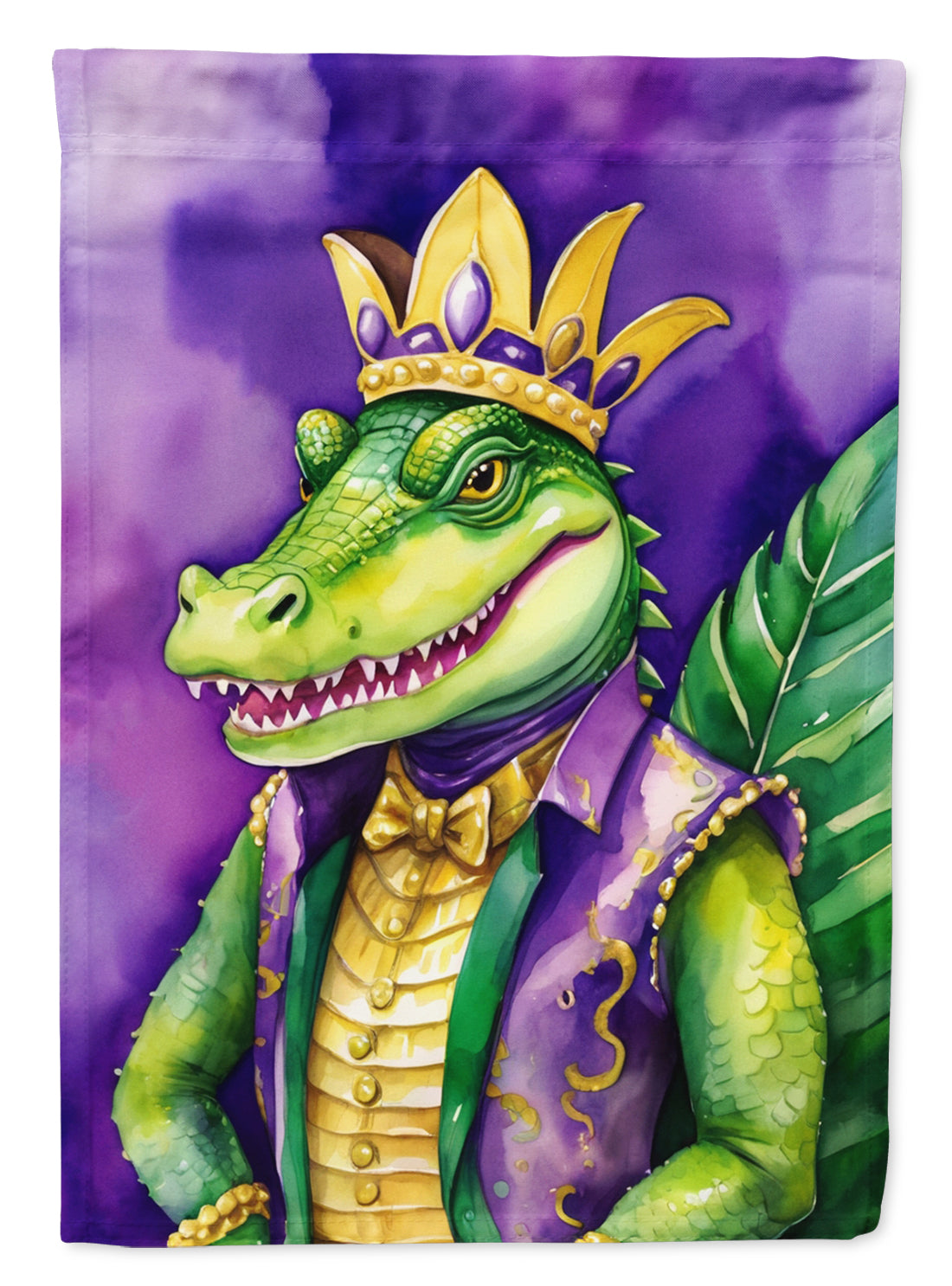 Buy this Alligator King of Mardi Gras House Flag