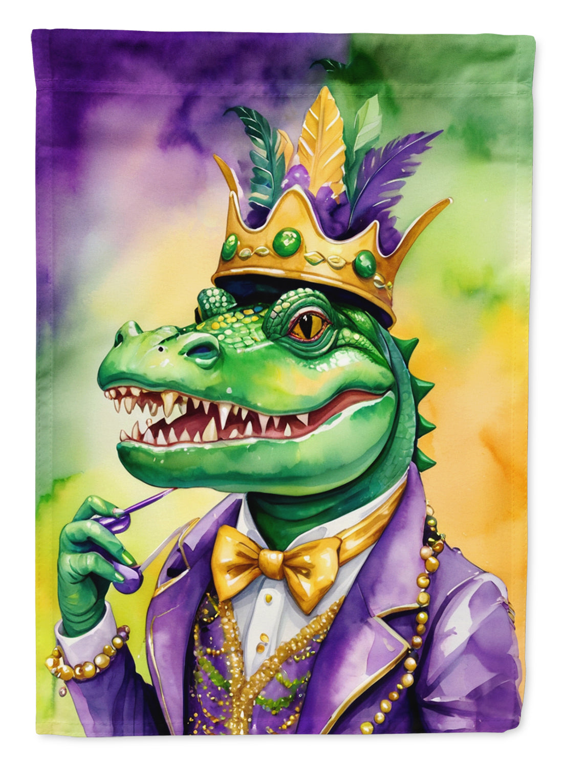 Buy this Alligator King of Mardi Gras House Flag