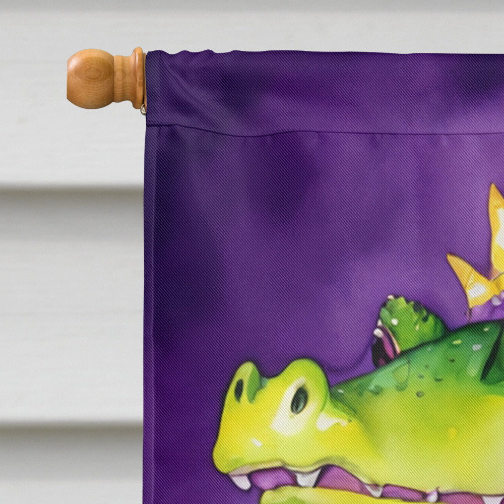 Alligator Mardi Gras House Flag