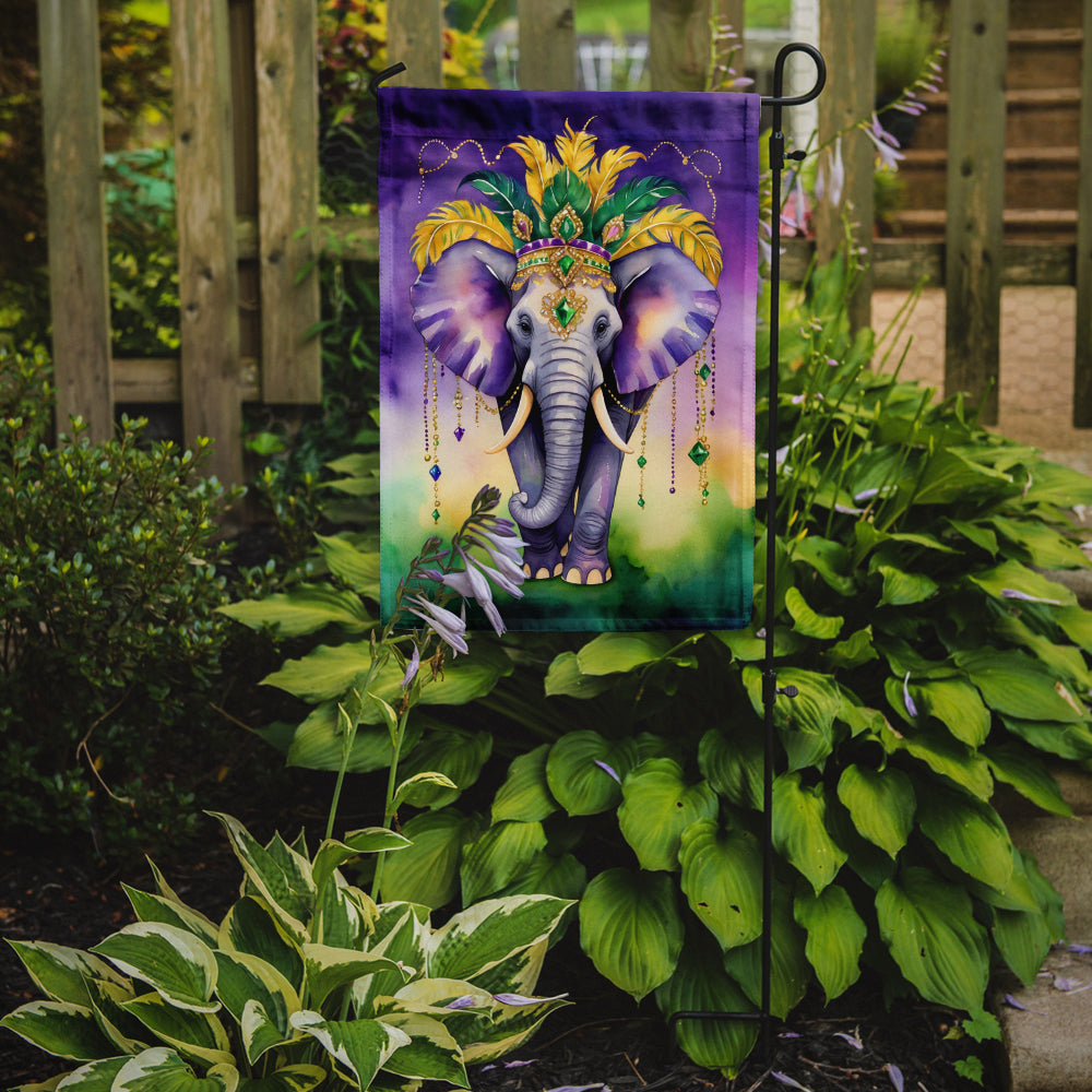 Elephant King of Mardi Gras Garden Flag