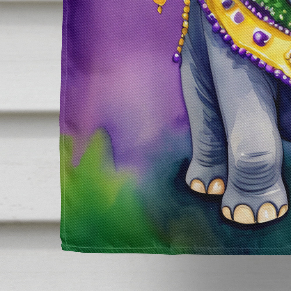 Elephant King of Mardi Gras House Flag