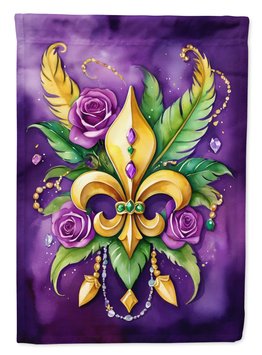 Buy this Fleur de lis Mardi Gras Garden Flag