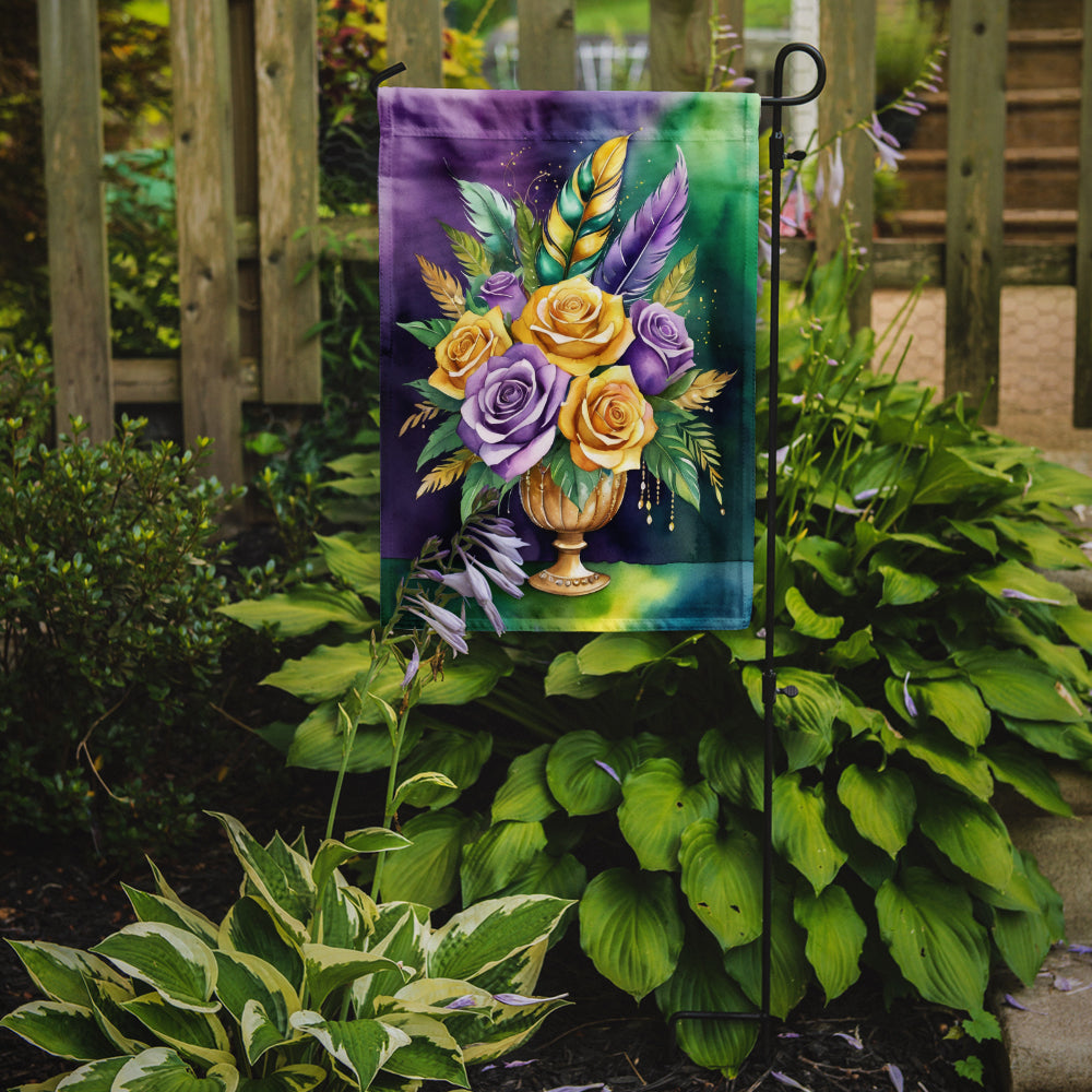 Buy this Flowers Mardi Gras Garden Flag